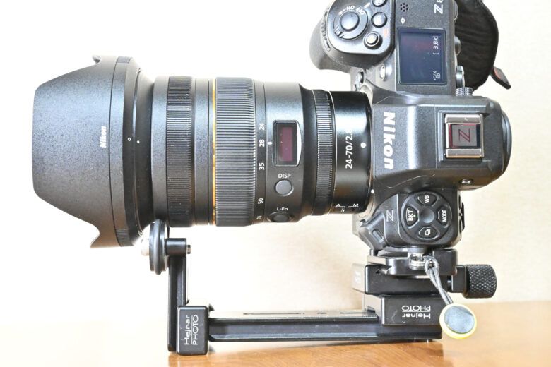 カメラに取り付けたところ